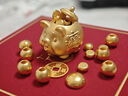 縱橫金業(yè)足金999  黃金轉運珠 金珠子  1克 單顆 散珠 手串diy 1克  轉運珠 曬單實(shí)拍圖