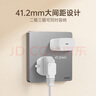 正泰（CHNT）開(kāi)關(guān)插座墻壁面板家用86型面板八芯數據電腦插座（六類(lèi)）6C幻銀灰 曬單實(shí)拍圖