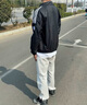 adidas休閑簡約三條紋梭織立領(lǐng)夾克外套男裝秋季阿迪達(dá)斯三葉草 黑色 (偏小，推薦買大1碼)   S 曬單實拍圖