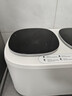萬(wàn)家能雙倉內衣洗衣機渦輪全自動(dòng)洗烘一體迷你小型雙桶艙內衣內褲專(zhuān)用洗衣機洗襪子高溫家用脫水機清洗機 【洗脫煮洗】95℃煮洗|UVC銀離除菌|不銹鋼內桶 曬單實(shí)拍圖