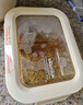 小熊（Bear）高硼玻璃保鮮飯盒可微波爐加熱專(zhuān)用餐盒格保鮮冰箱 兩格1030ml 曬單實(shí)拍圖