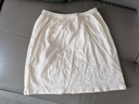 青衣麻相 夏季莫代爾半身裙內襯裙打底裙防走光黑防透紗裙安全裙子短裙女 半身襯裙：白【40cm】 曬單實(shí)拍圖