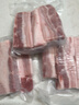 龍大肉食黑豬去皮五花肉條 凈重2.4斤 去皮五花豬五花燒烤食材豬肉 曬單實(shí)拍圖