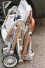 希諾貝貝嬰兒推車(chē)可坐可躺雙向拉桿推行嬰兒輕便折疊雙向嬰兒車(chē)高景觀(guān)推車(chē) 【香檳金】推把可調節+pu耐磨輪 曬單實(shí)拍圖