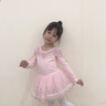 舞東方兒童舞蹈服女童長(cháng)袖芭蕾舞裙秋冬練功衣跳舞紗裙幼兒中國舞蓬蓬裙 淺粉色 105碼(身高101-105厘米) 曬單實(shí)拍圖