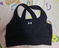安德瑪（UNDERARMOUR）春夏女子交叉式訓練運動(dòng)內衣-中強度1377916 黑色001 L 曬單實(shí)拍圖