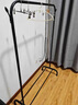 喻品衣架落地衣帽架掛衣架臥室客廳晾衣桿曬衣架可置物加粗MJ53黑100 曬單實(shí)拍圖