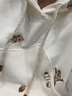 LDBE設計感刺繡松鼠連帽衛衣女2025新款加絨加厚寬松慵懶風(fēng)春季外套潮 杏色【春秋薄款】 L 【105-130斤】 曬單實(shí)拍圖