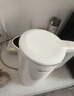 美的（Midea）電熱水壺家用燒水壺小容量 價(jià)保11.11 0涂層 食品級304不銹鋼 雙層防燙 全鋼無(wú)縫  1.5L容量 1566 曬單實(shí)拍圖