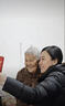 七月怡奶奶裝冬季外套2024新中式老年人女棉服60-80歲老太太加絨棉襖 紅色加絨款棉衣 3XL 推薦115-130斤 曬單實(shí)拍圖