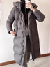 坦博爾高充絨量小個(gè)子連帽羽絨服女中長(cháng)款加厚保暖冬天外套TBF530780J 巧克力 M (165) 曬單實(shí)拍圖