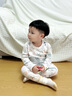 ELLE BABY兒童秋衣秋褲寶寶內衣套裝嬰童睡衣純棉A類(lèi)保暖秋冬季可機洗 深海趣游 120 【推薦身高110cm-120cm】 曬單實(shí)拍圖