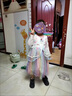 席佰小馬寶莉衣服女童公主裙彩色蓬蓬紗連衣裙紫悅兒童萬(wàn)圣節演出服裝 白色連衣裙+翅膀+頭箍+假發(fā) 120cm 曬單實(shí)拍圖