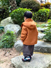 齊齊熊（ciciibear）[三防]齊齊熊寶寶三合一沖鋒外套男童秋冬裝2025新款兒童保暖上衣 落日橘 100 曬單實(shí)拍圖
