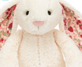 Jellycat花布邦尼兔動物毛絨玩偶兔子玩偶兒童禮物娃娃教師節(jié)生日禮物 白芮（乳白色） Medium 曬單實拍圖