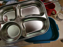 美廚（maxcook）304不銹鋼飯盒微波爐飯盒4格保溫學(xué)生飯盒配餐具1.6L隨機MCFT5548 曬單實(shí)拍圖