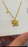 中國珠寶馬上有錢(qián)黃金項鏈女皇冠小金馬足金套鏈2026本命年禮物送女友老婆 足金碎碎冰小馬項鏈+品牌禮盒 金重約6.2g 曬單實(shí)拍圖