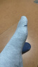 一只魚(yú)襪子男士10A級抗菌防臭春夏季運動(dòng)襪中筒長(cháng)襪休閑棉襪開(kāi)學(xué)季 曬單實(shí)拍圖