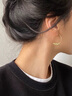 伊燦法式獨(dú)特麥穗耳環(huán)女小眾設(shè)計(jì)感網(wǎng)紅耳圈耳飾2025新款爆款氣質(zhì)耳釘 金色麥穗耳環(huán) 曬單實(shí)拍圖