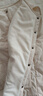 啄木鳥(niǎo)復古燈芯絨夾棉馬甲女冬季加絨加厚休閑百搭條絨坎肩媽媽背心外套 米白色 M【90-115斤】 曬單實(shí)拍圖