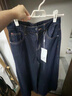 初語(yǔ)復古原色萊賽爾棉質(zhì)牛仔褲女2025秋季新款闊腿褲百搭顯瘦長(cháng)褲 牛仔原色 29 曬單實(shí)拍圖