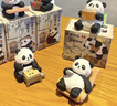 姍珀四川國寶熊貓國風(fēng)詩(shī)詞琴棋書(shū)畫(huà)室桌面擺件裝飾品生日禮物送女友 熊貓琴棋書(shū)畫(huà)擺件（不重復） 曬單實(shí)拍圖