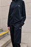 李寧（LI-NING）羽毛球服男女同款長(cháng)款運動(dòng)套裝跑步健身衛衣 標準白 XL  曬單實(shí)拍圖