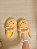 紅豆小熊棉拖鞋女款2025新款秋冬季室內家居防滑可愛(ài)毛絨保暖月子棉拖 黃色 【軟萌小熊】 38-39 【標準碼】 曬單實(shí)拍圖
