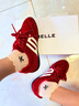 百麗（Belle）張凌赫同款方程式跑道賽車(chē)鞋女25秋新商場(chǎng)同款休閑鞋E2L1DCM5預售 紅色【張凌赫同款】 37 曬單實(shí)拍圖