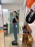 真維斯（Jeanswest）女裝牛仔褲子時(shí)尚港風(fēng)2025春夏季新款顯瘦直筒褲休閑百搭長(cháng)褲GYP B霧霾藍8520（直筒九分） 版型偏大建議拍小一碼 26 曬單實(shí)拍圖