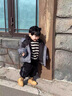 G.DUCKKIDS小黃鴨童裝男童羽絨服冬季白鴨絨兒童外套男孩冬裝面包服保暖上衣 灰色 120 尺碼5~6歲【110-120cm】 曬單實拍圖