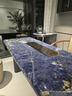 TAZA景泰藍奢石茶桌 別墅大宅茶室輕奢風(fēng)茶臺 意式大理石茶桌 景泰藍奢石面 2.0M茶桌 曬單實(shí)拍圖