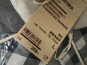 無(wú)印良品（MUJI）[自營(yíng)限定款]男士無(wú)側縫 雙層紗織睡衣 軟棉棉內衣 藏青色格紋 XL 曬單實(shí)拍圖