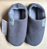 回力純色全包棉鞋情侶室內外防滑保暖棉拖鞋HLX0233灰色42-43碼 曬單實(shí)拍圖