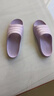 回力拖鞋女浴室防滑一字拖厚底eva沙灘涼鞋SDJ-0396 紫色 40-41 曬單實(shí)拍圖