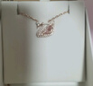施華洛世奇（SWAROVSKI）【品牌直供】SWAN粉調(diào)天鵝女士項(xiàng)鏈送女友禮物5469989 曬單實(shí)拍圖