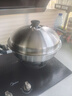 吉美安利皇后鍋真加深官方旗艦店正品316L不銹鋼炒菜鍋家用無(wú)涂層不粘 真加深特厚316L鈦鋼級【圓底帶蒸籠】 36cm 曬單實(shí)拍圖