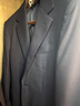 CULTUM【可機洗免熨燙】通勤商務(wù)西服套裝男職業(yè)正裝禮服西裝外套 藏藍色兩件套 50 A 曬單實(shí)拍圖