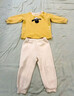 優(yōu)衣庫狂歡價(jià)嬰幼兒UTClay Animation壓線(xiàn)睡衣長(cháng)袖起居套裝478442 44 亮黃色 80 曬單實(shí)拍圖