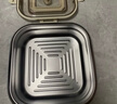 沃德百惠（WORTHBUY）304不銹鋼保鮮盒冰箱食品級密封儲物收納盒帶蓋飯盒便當盒 1600ml 曬單實(shí)拍圖
