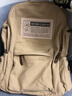 新潮代背包男帆布大容量旅行雙肩包休閑初中大學(xué)生情侶書(shū)包潮簡(jiǎn)約電腦包 2049卡其色【可放15.6寸電腦】 曬單實(shí)拍圖