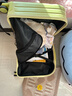 袋鼠（KANGAROO）小型可登機箱男女兒童拉桿箱小清新密碼箱女迷你旅行箱高顏值皮箱 芝士黃【免托運】 18英寸 曬單實(shí)拍圖