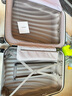 新秀麗（Samsonite）經(jīng)典貝殼拉桿箱男女超輕盈旅行行李箱升級版 白色 CS2 28英寸 曬單實(shí)拍圖