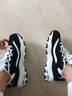 斯凱奇（Skechers）女鞋秋季厚底老爹鞋百搭熊貓鞋軟底舒適外穿休閑運動(dòng)鞋11959 曬單實(shí)拍圖