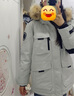 波司登（BOSIDENG）極寒90鵝絨羽絨服冬季男女款一手長(cháng)大毛領(lǐng)保暖加厚外套 【店長(cháng)推薦】冰川綠4631 L 170/92A 曬單實(shí)拍圖