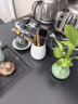 蘇氏陶瓷（SUSHI CERAMICS） 茶具配件影青茶道六君子黑檀木茶針匙托茶鏟茶夾 曬單實(shí)拍圖