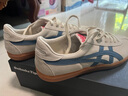 Onitsuka Tiger鬼塚虎運動(dòng)休閑鞋男女輕便德訓鞋女時(shí)尚鞋子TOKUTEN 米色/藍色 41.5 曬單實(shí)拍圖