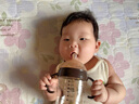 貝因美奶瓶6個(gè)月以上寶寶ppsu仿母乳斷奶奶嘴嬰兒300ml帶重力球手柄 曬單實(shí)拍圖