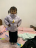 巴拉巴拉童裝兒童羽絨服女童冬裝保暖短款國風(fēng)新中式寶寶立領(lǐng)外套 粉紫70032 110 cm 曬單實(shí)拍圖