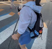 蕉下運動短褲女士跑步短款A(yù)字戶外梭織速干2025春夏季新品DR896 曬單實拍圖